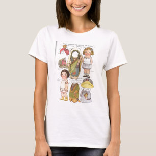 Camiseta Muñecas de papel de Dolly Dingle en su viaje alred