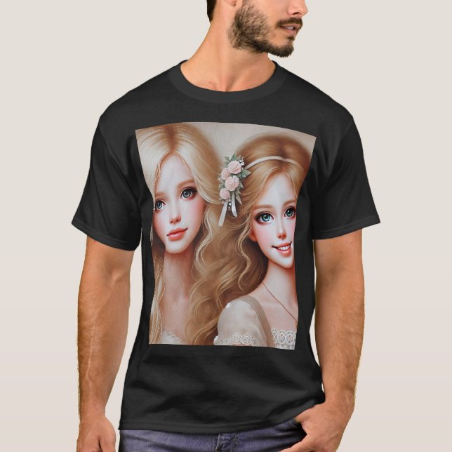 Camiseta "Muñecas encantadas: Tutores de sueños y preciosos (Anverso)
