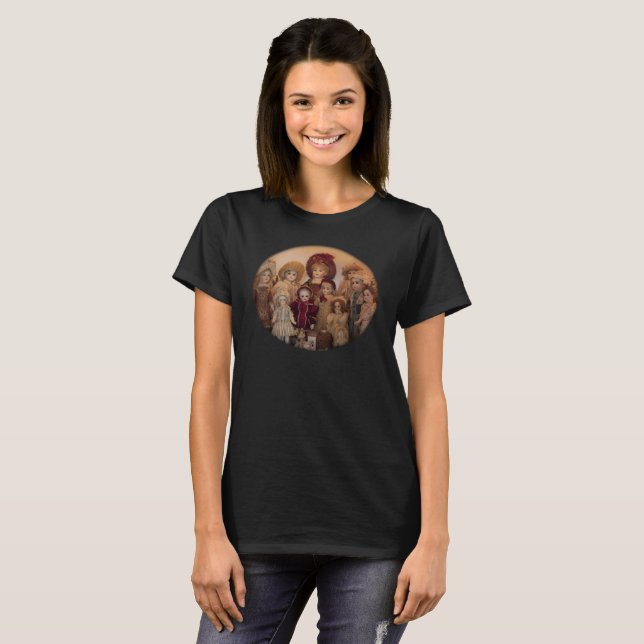 Camiseta Muñecas Francesas y Amigas Señoras T (Anverso completo)
