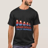 Muñecas rusas divertidas Babushka Matryoshka Pun T