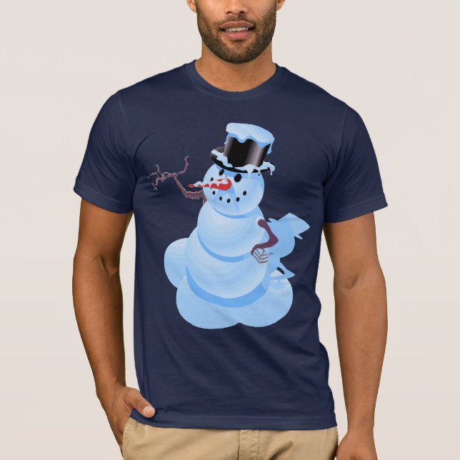 Camiseta Muñeco de nieve (Anverso)
