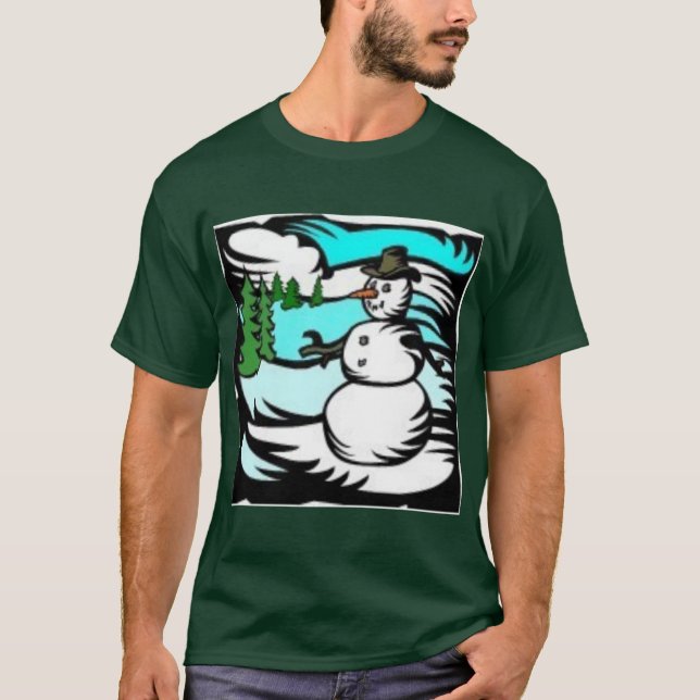 Camiseta Muñeco de nieve (Anverso)