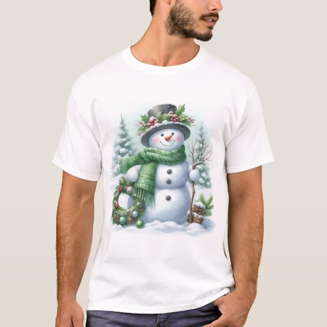 Camiseta Muñeco de nieve (Anverso)
