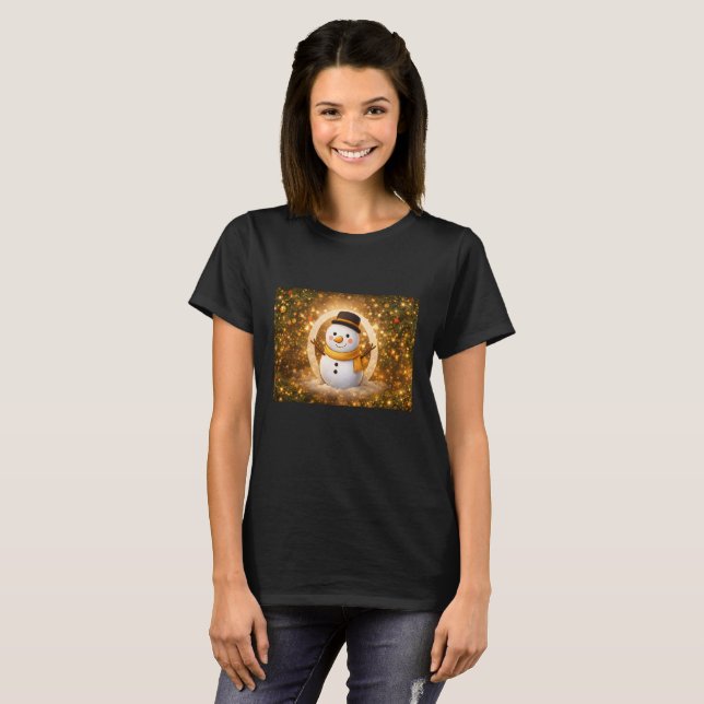 Camiseta Muñeco de nieve (Anverso completo)
