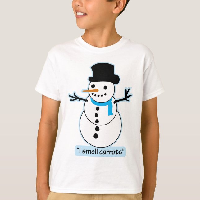 Camiseta muñeco de nieve (Anverso)