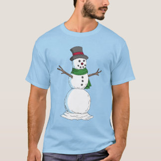 Camiseta Muñeco de nieve