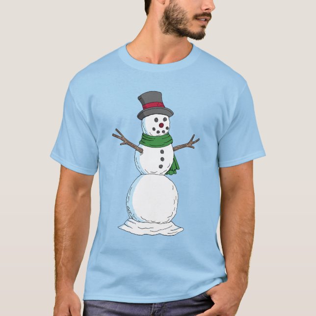 Camiseta Muñeco de nieve (Anverso)