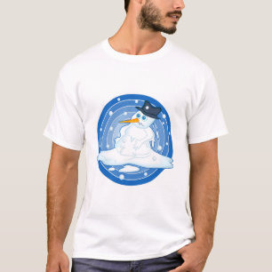 Camiseta Muñeco de nieve de fusión