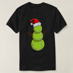 Camiseta Muñeco de nieve de tenis divertido diseño de Navid