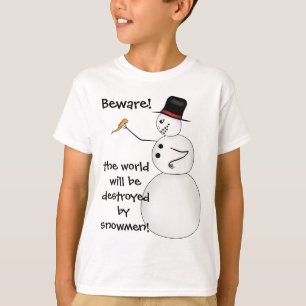 Camiseta Muñeco de nieve divertido del navidad