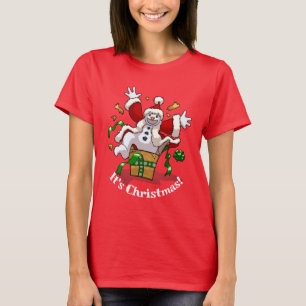 Camiseta Muñeco de nieve divertido ¡Es Navidad! Gran sorpre