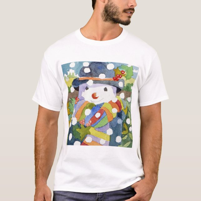 Camiseta Muñeco de nieve en la nieve 2011 (Anverso)