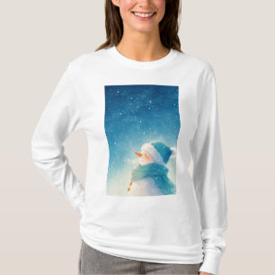 Camiseta Muñeco de Nieve Feliz