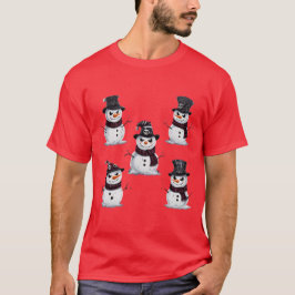 Camiseta Muñeco de nieve gótico