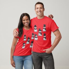 Camiseta Muñeco de nieve gótico
