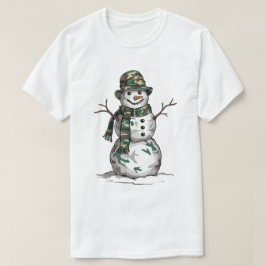 Camiseta Muñeco de nieve militar