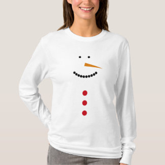 Camiseta Muñeco de nieve minimalista