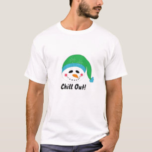 Camiseta Muñeco de nieve relajante