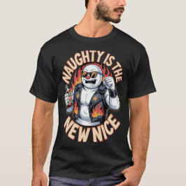 Camiseta Muñeco de Nieve Travieso Agradable