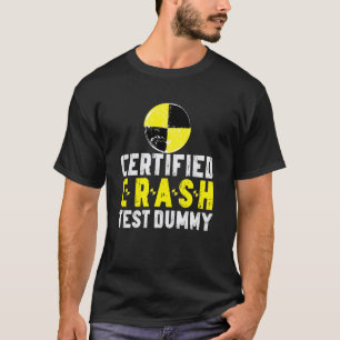 Camiseta Muñeco de Prueba de Choque Certificado Divertido C