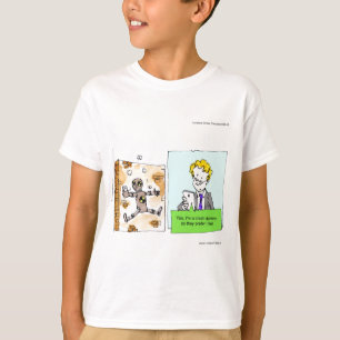 Camiseta Muñeco de Texto de Choque Divertido