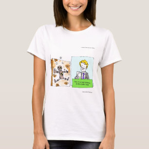 Camiseta Muñeco de Texto de Choque Divertido