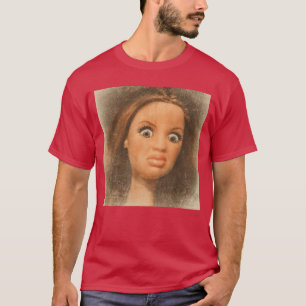 Camiseta Muñeco divertido con cara de muñeca asquerosa Meme