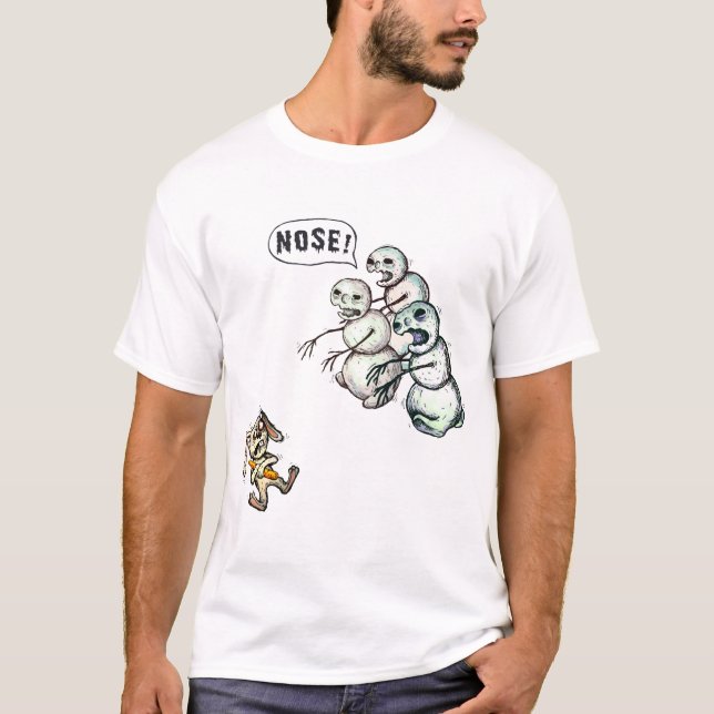Camiseta Muñecos de nieve del zombi (Anverso)