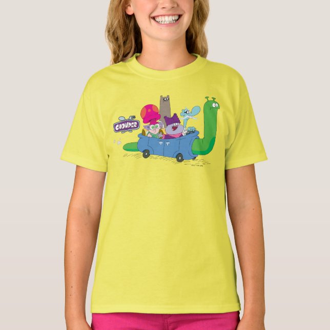 Camiseta Mung, Chowder, Shnitzel y trufas en caracol (Anverso)