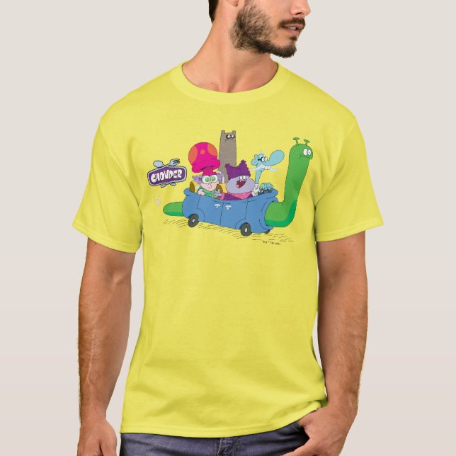 Camiseta Mung, Chowder, Shnitzel y trufas en caracol (Anverso)