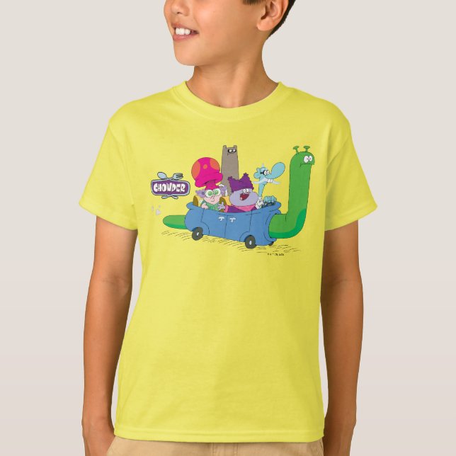 Camiseta Mung, Chowder, Shnitzel y trufas en caracol (Anverso)