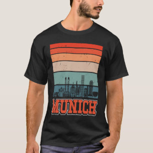 Camiseta Munich Skyline Retro Vintage Souvenir Munich 2