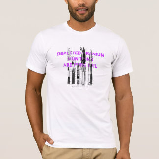 Camiseta Municiones del uranio empobrecido