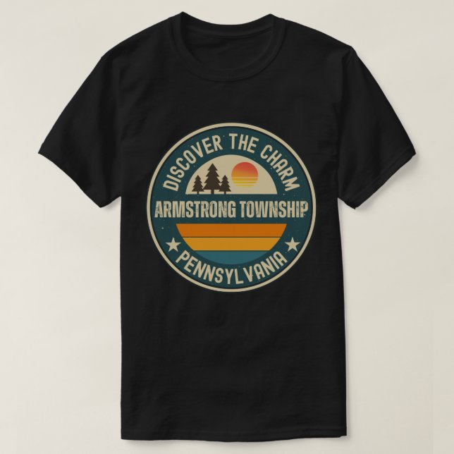 Camiseta Municipio de Armstrong, Pennsylvania (Diseño del anverso)