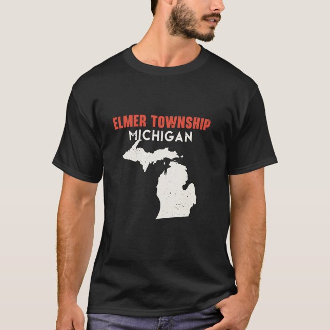 Camiseta Municipio de Elmer Michigan Estados Unidos Estados (Anverso)