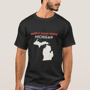 Camiseta Municipio de Marquette Michigan Estados Unidos Ame