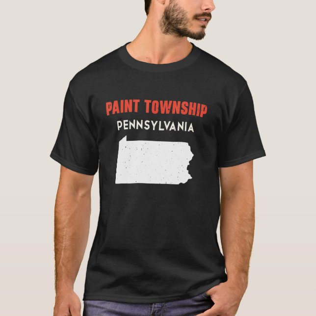 Camiseta Municipio de Paint Pennsylvania Estados Unidos Ame (Anverso)
