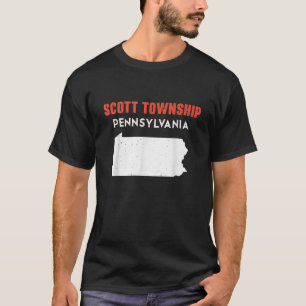 Camiseta Municipio de Scott Pennsylvania Estados Unidos Ame
