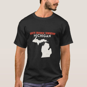 Camiseta Municipio de South Branch Michigan Estados Unidos