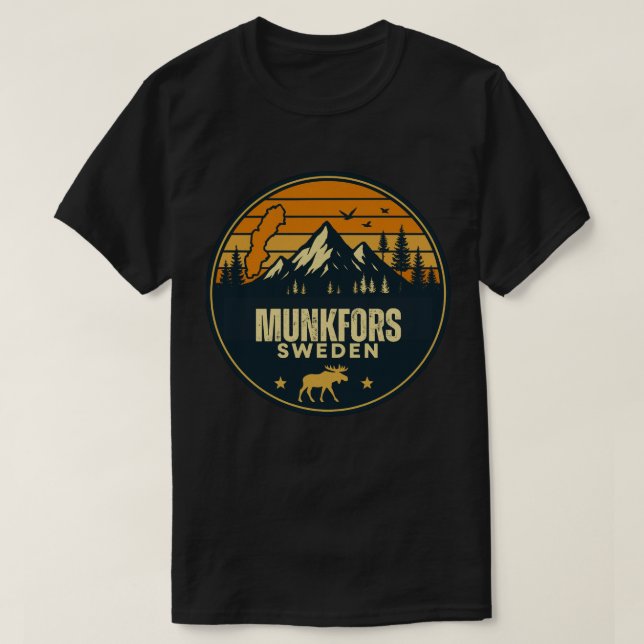 Camiseta Munkfors, Suecia Sverige (Diseño del anverso)