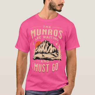 Camiseta Munro Bagging Scottish Mountain Climbing