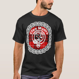 Camiseta Munro Scottish Clan apellido tartan escudo