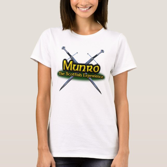 Camiseta Munro The Scottish Experience Clan (Anverso)