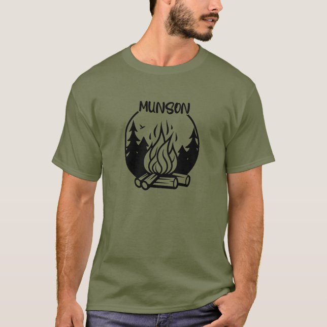 Camiseta Munson Camping (Anverso)