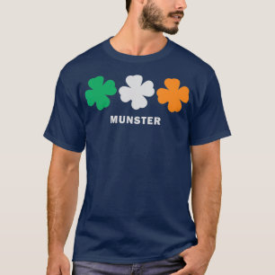 Camiseta Munster Irlanda Bandera Retro Vintage Shamrock