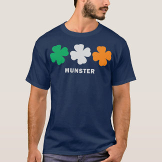 Camiseta Munster Irlanda Bandera Retro Vintage Shamrock