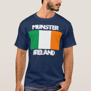 Camiseta Munster, Irlanda con bandera irlandesa