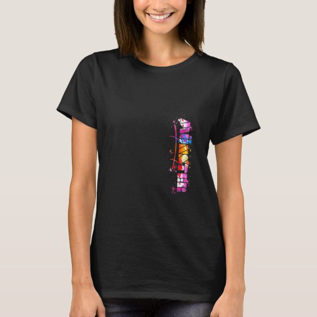 Camiseta Münster Lettering Watercolor Münster (Anverso)