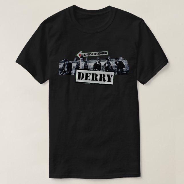Camiseta Mural de Derry en tonos bajos (Diseño del anverso)