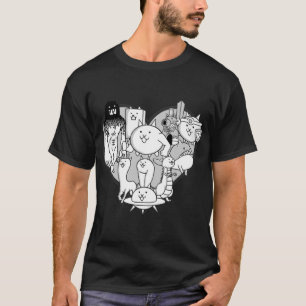 Camiseta Mural de gatos evolucionados de batalla